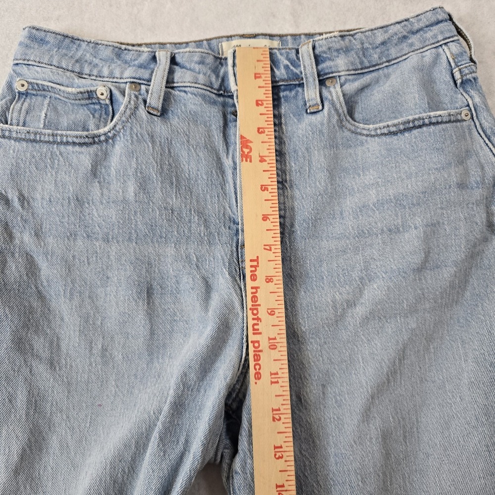 Madewell The Curvy Perfect Vintage Jean Size 29 Light Wash High Rise Mom Denim - Picture 6 of 9